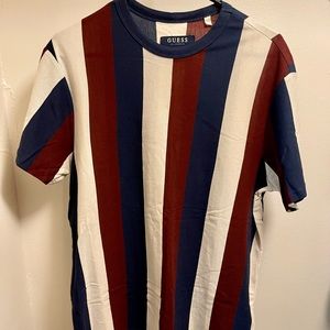 Guess Striped Short-Sleeve Tee | Size M